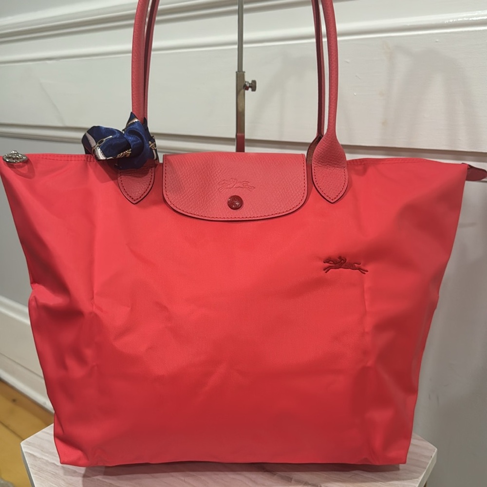 Longchamp Bag Large Coral Le Tote Bag - Picture 5 of 17